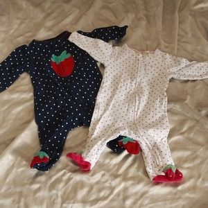 Strawberry-Themed Pajamas 3m Carter's